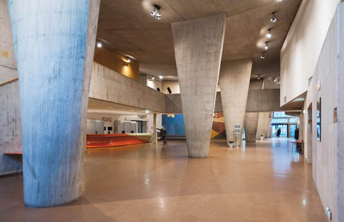 salle des pas-perdus, Maison de l'UNESCO, Paris 7e